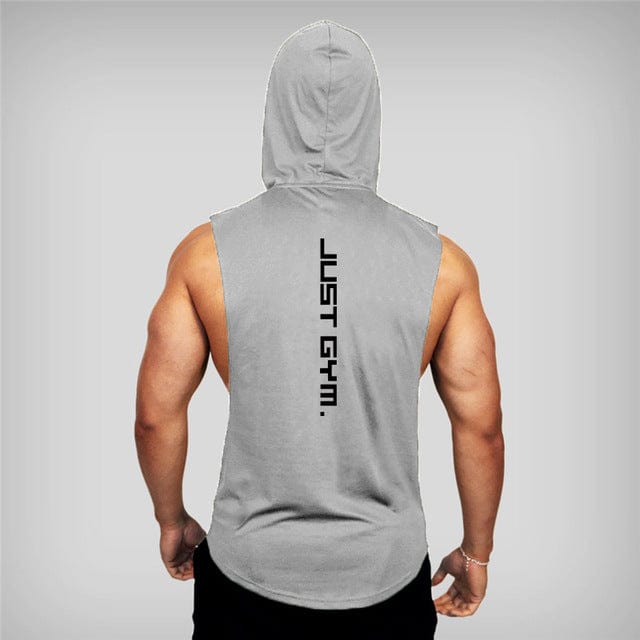 Tanktop hoodie Gray / M Aaron - Sportieve Hoodie Tanktop Mykozo