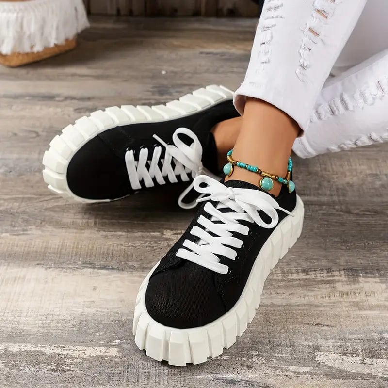 fashion Zwart/Wit / 36 ALLURE PLATEAU SNEAKERS Mykozo