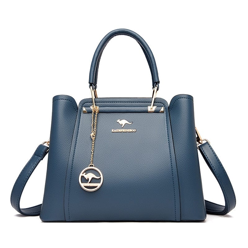 Tas Blue Bella - Klassieke Lederlook Damentas Mykozo