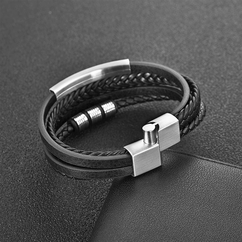 Armband Braided Multilayer Armband voor Heren Mykozo