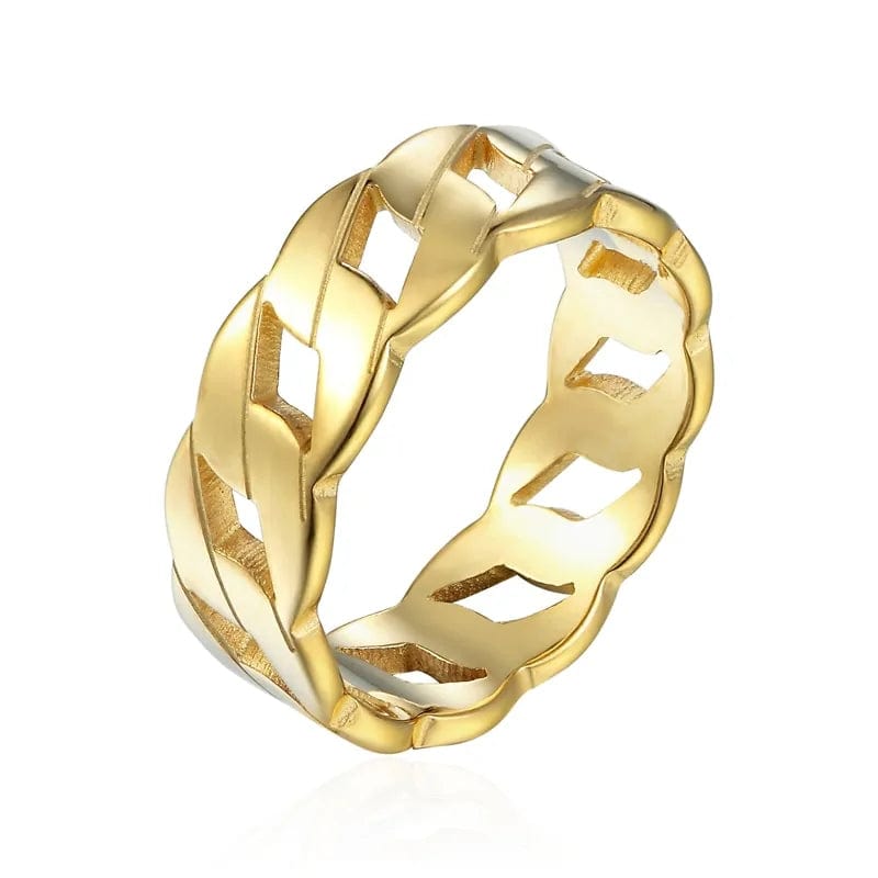 Ring Gold / 5 Charlotte - Tijdloze Elegantie Ring Mykozo