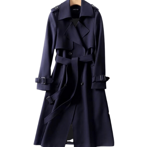 Coats & Jackets Donkerblauw / S Cobi - Elegante Dames Trenchcoat Mykozo