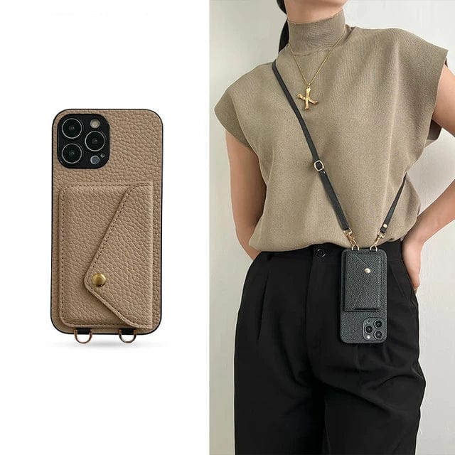 Cross Case™ - Cross Body Telefoonhoesje met Koord (iPhone & Samsung) Mykozo