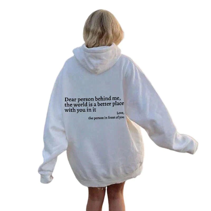 Dear Person Behind Me | Oversized Hoodie Mykozo