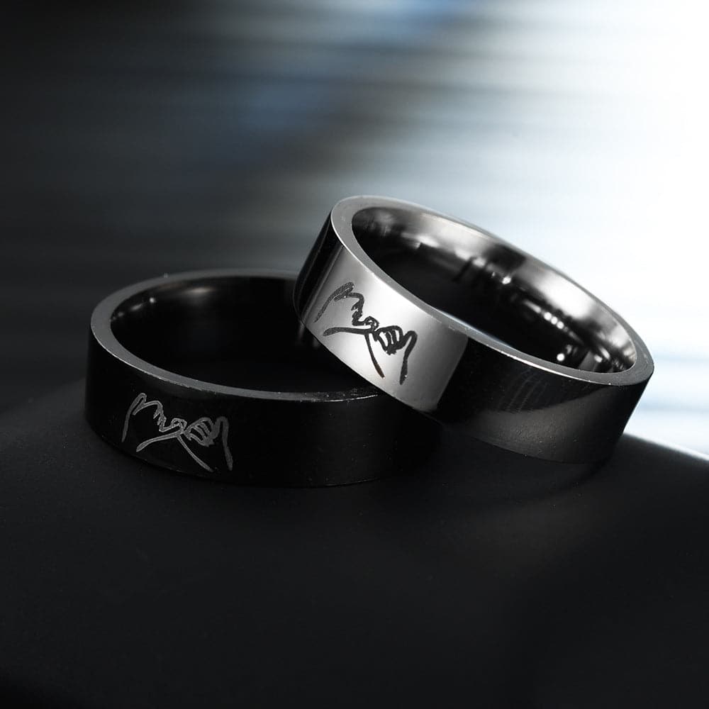 Ring Tungsten / 12 Eclips - Tungsten Carbide Herenring Mykozo