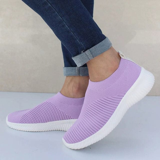 Sneakers Purple / 41 Elara - Vrouwelijke Sneakers met Ondersteunende Zool Mykozo