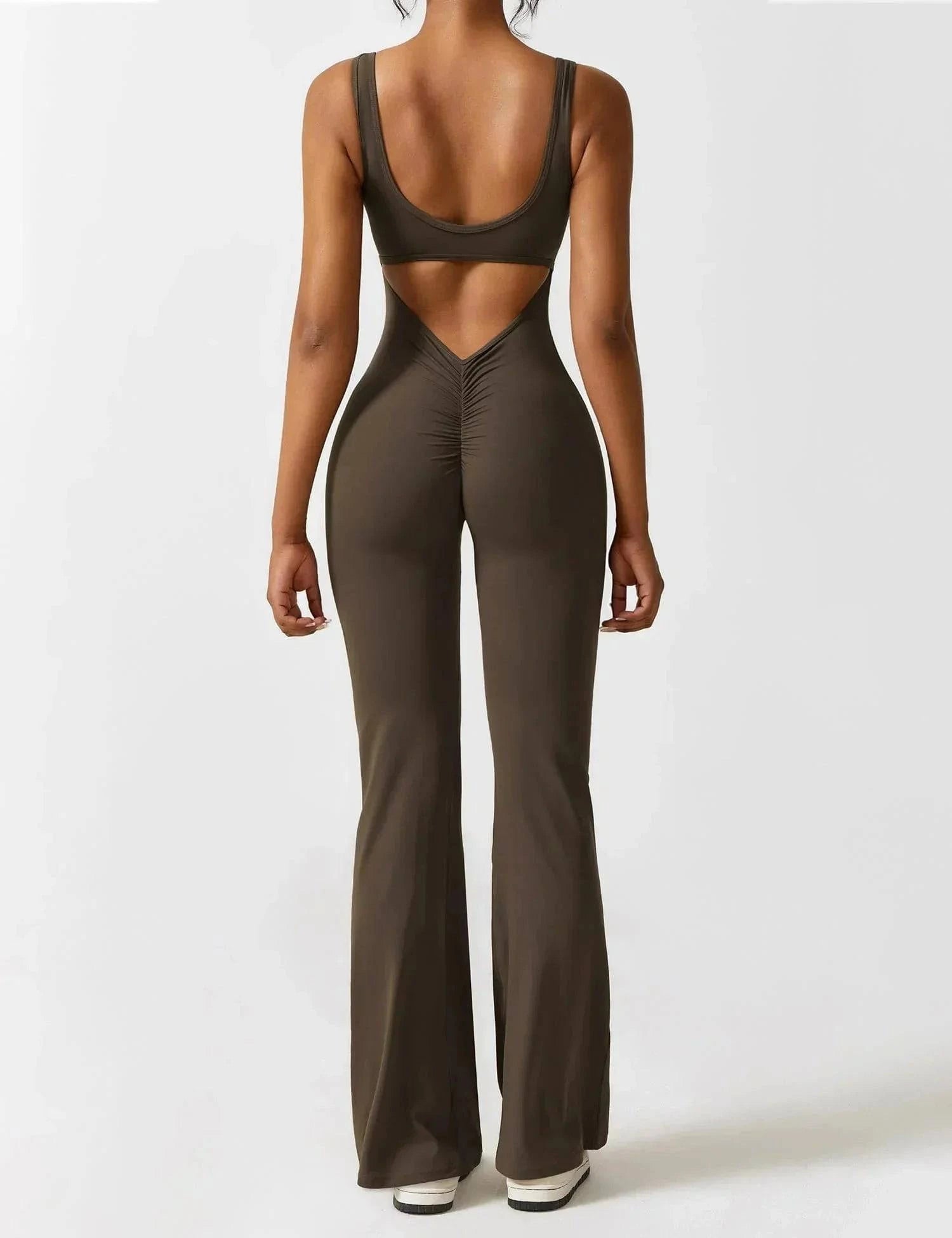 ELITE - Flare Backless Jumpsuit - VAN MONTCLAIR NL