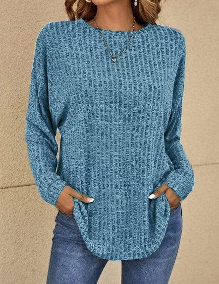 Tops Blauw / S Elyse | Top met volledige mouwen Mykozo