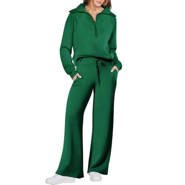 Groen / L EVA - 2-delige Sweatsuit Mykozo