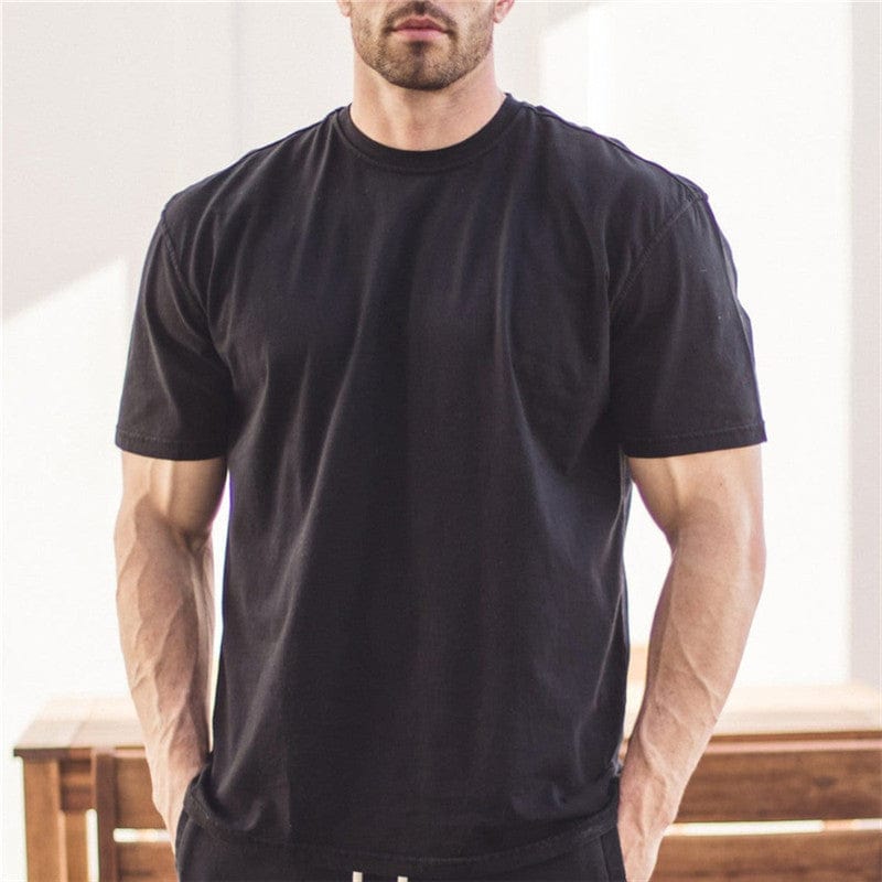 T-Shirt Black / M Finn - Heren Workout T-Shirts Mykozo