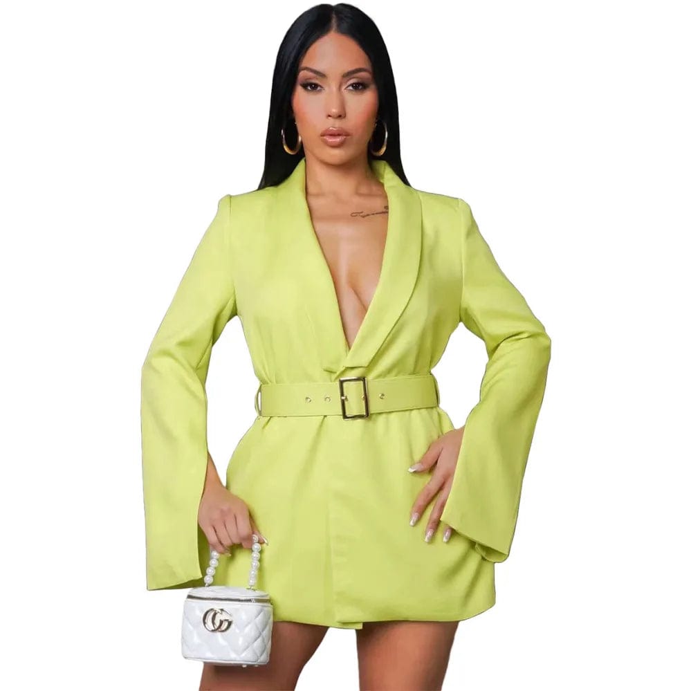 playsuit Groen / S JADE - Cape Playsuit Mykozo