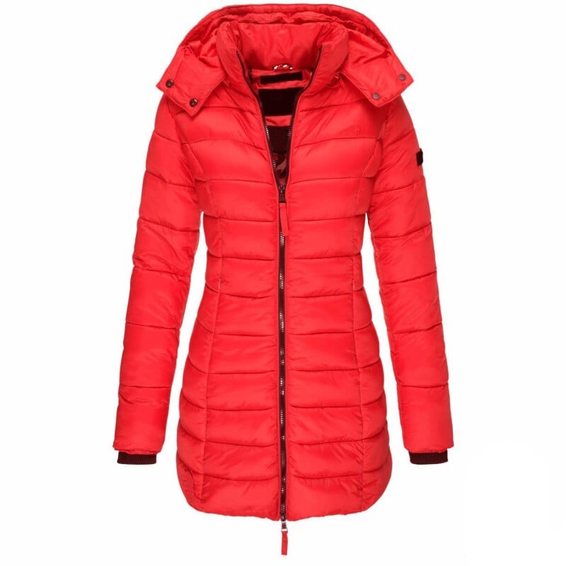 Coats & Jackets Rood / S Jasmijn | Elegante Winterjas Mykozo