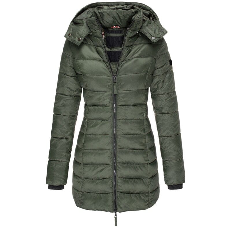 Coats & Jackets Groen / S Jasmijn | Elegante Winterjas Mykozo