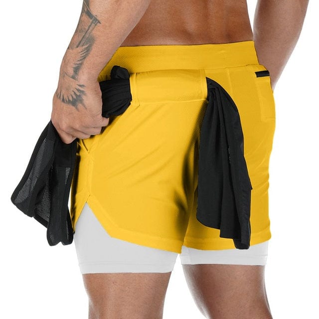 Bottoms Yellow / M Liam - Heren Sport Shorts Mykozo