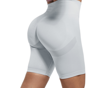 Legging Short Light Gray / S Luna - High Waist Sportlegging (Short) Mykozo