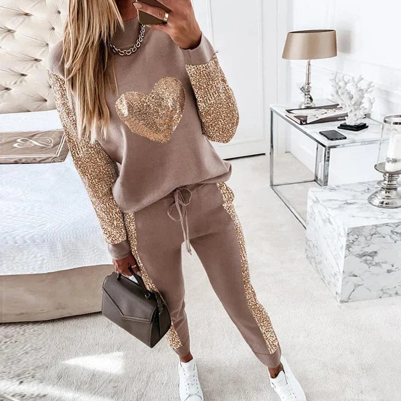 S Monique | Elegante comfortabele tweedelige set Mykozo