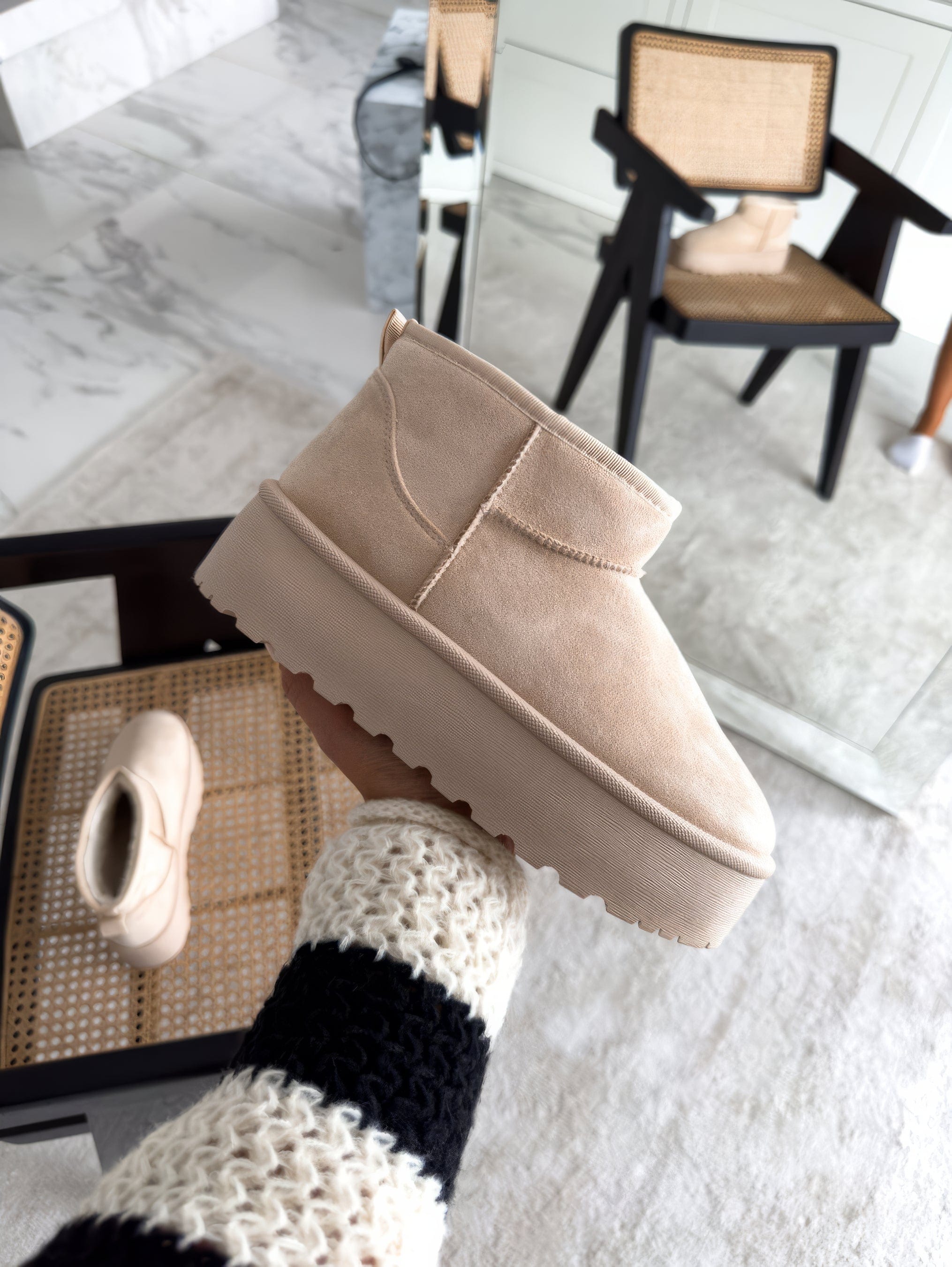 Beige / 36 MYKOZO™ COMFY BOOTS Mykozo