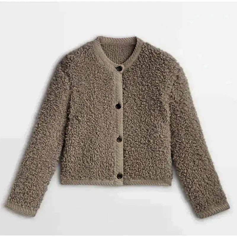 Camel / S Milana | Comfy Teddy Vest Mykozo