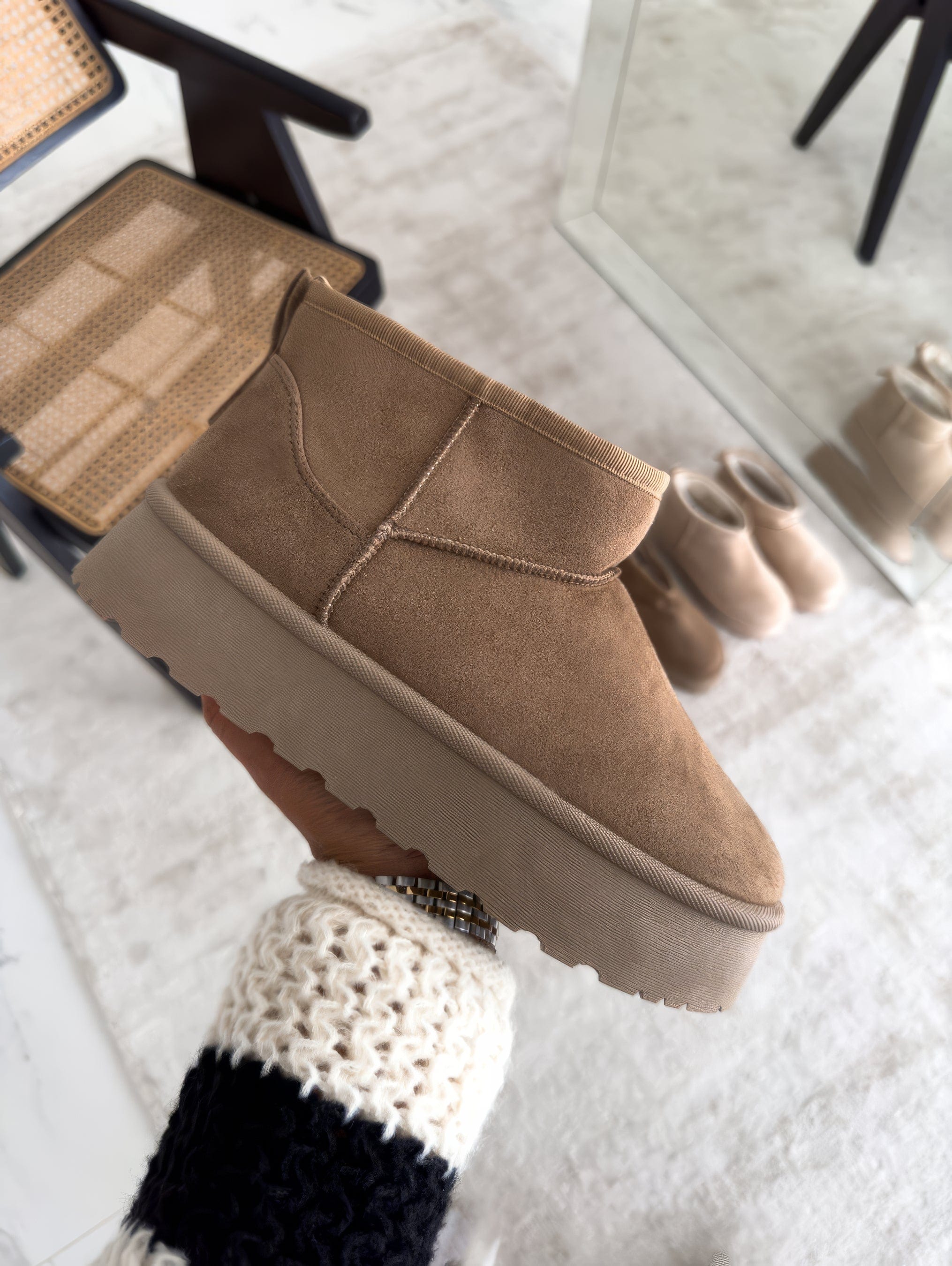 Khaki / 36 MYKOZO™ COMFY BOOTS Mykozo