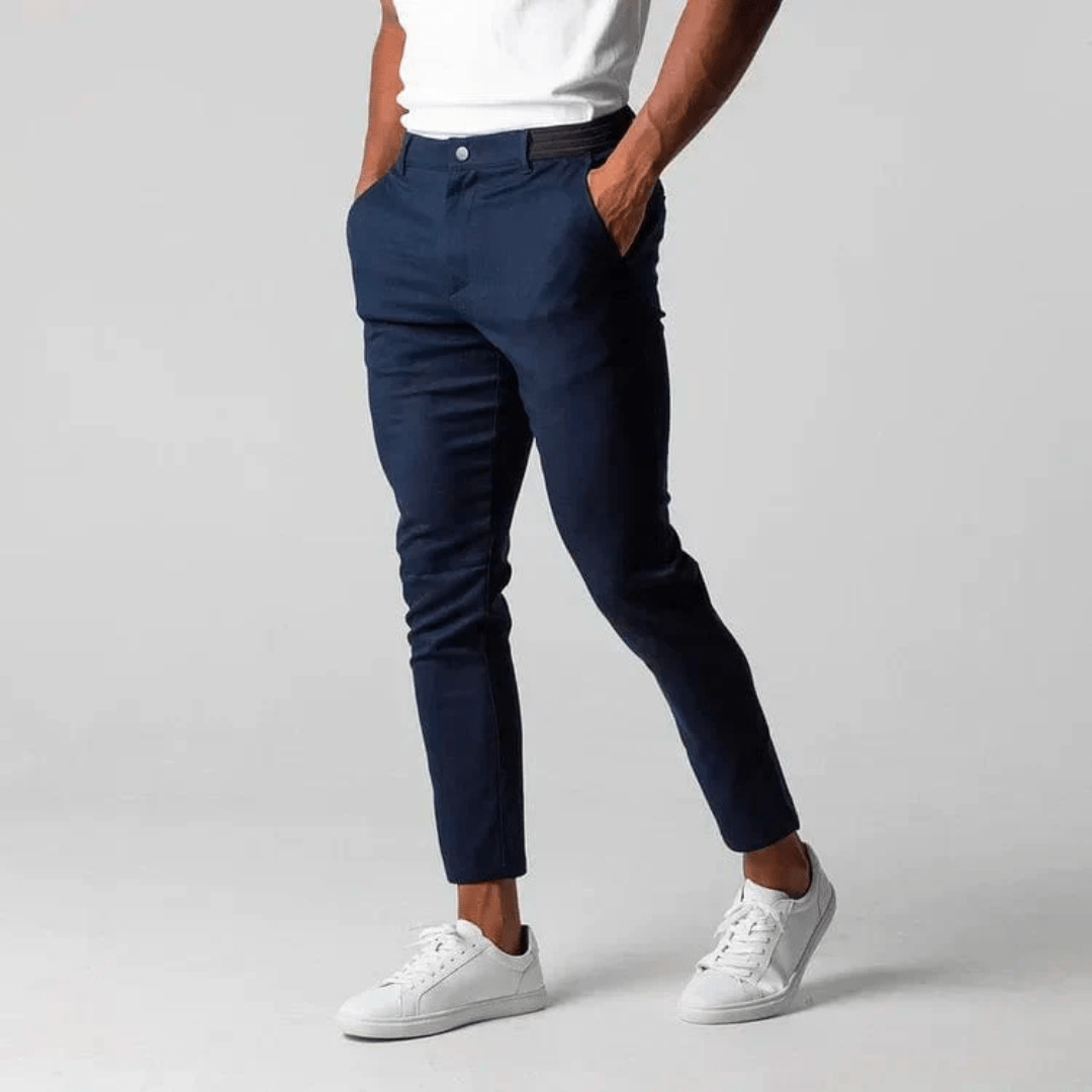 XS / Blauw BUSCAS - Smart Casual herenbroek Mykozo