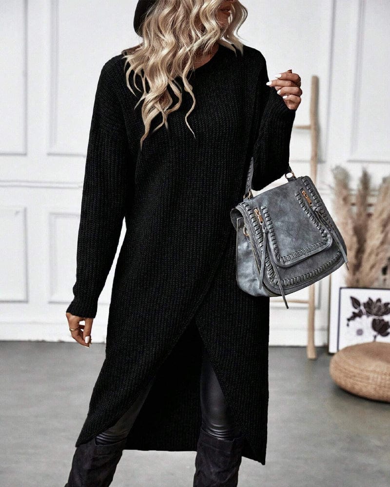 Sweaters & Cardigans Nadine | Comfy Stijlvolle Sweater jurk Mykozo