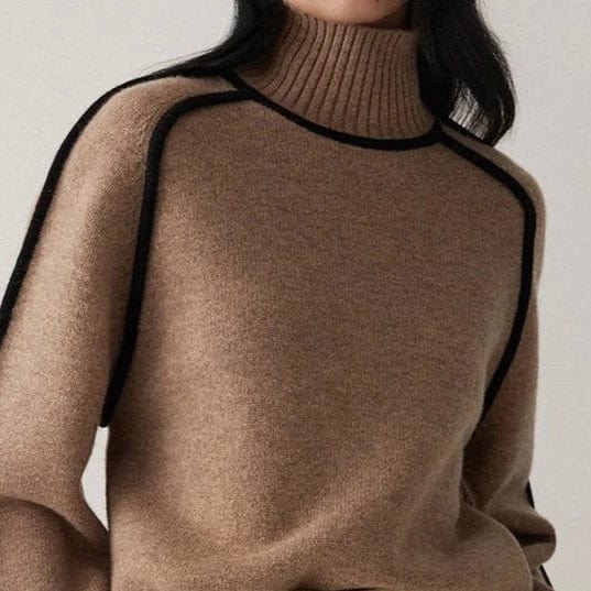 Nanette | Elegante Sweater met hoge hals Mykozo