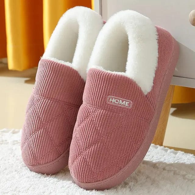 Rood / 36-37 Naomi | Comfy Katoenen winter pantoffels Mykozo