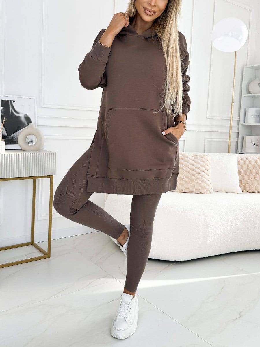 Nivienne | Elegante hoodie en legging set - VAN MONTCLAIR NL