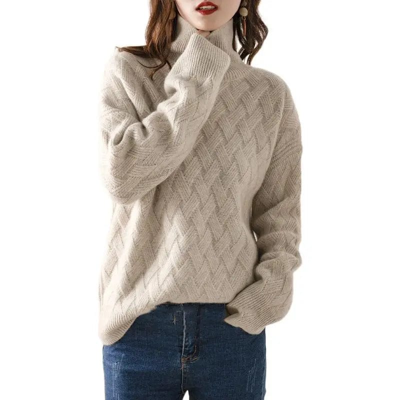 Sweater Odine | Elegante Stijlvolle coltrui Mykozo