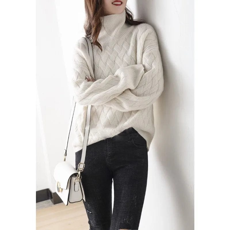 Sweater Odine | Elegante Stijlvolle coltrui Mykozo