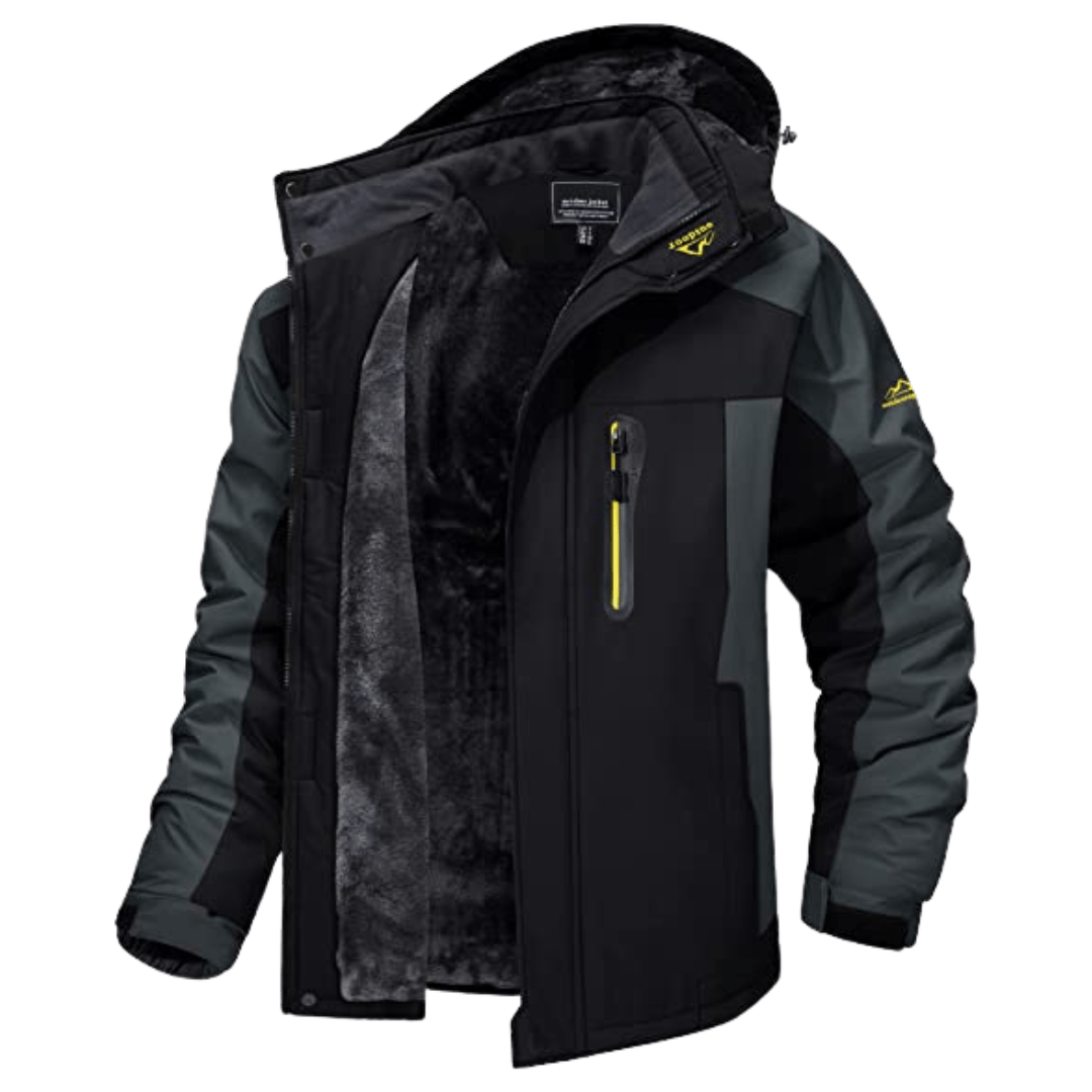 Men's Jackets Zwart / S René - Waterdichte heren winterjas Mykozo