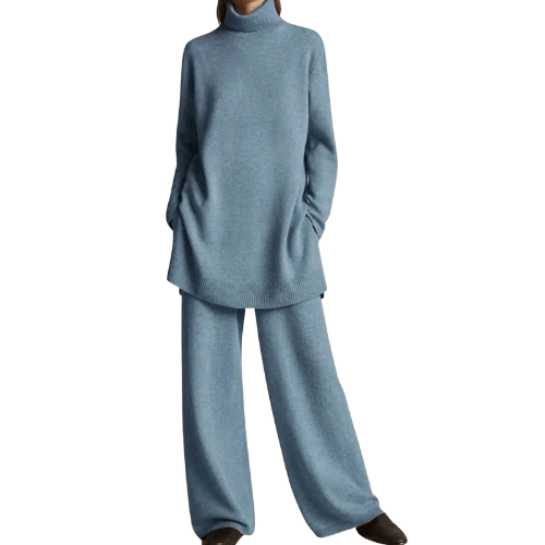 Blauw / S Sanneke | Comfy Moderne winterset Mykozo