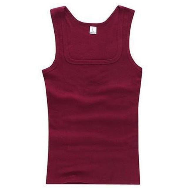 Tanktop Burgundy / M Sem - Heren Zomerhemd Mykozo