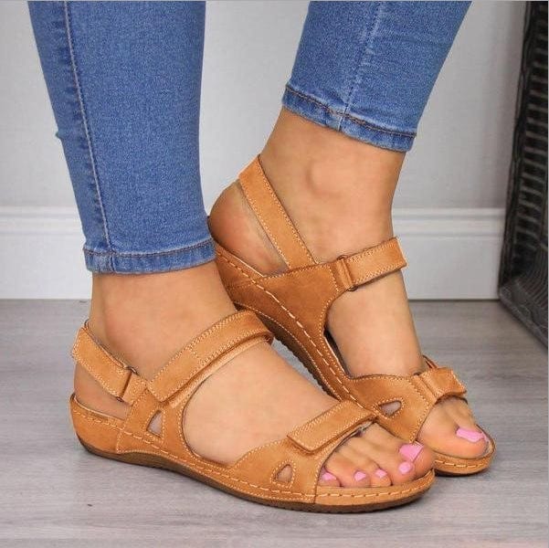 Sandalen Auburn / 35 Serenity - Comfortabele Zomersandalen voor Dames Mykozo