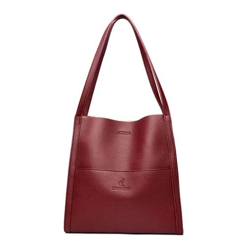 Best Sellers Wind Rood Simone | Elegante leren schouder tas Mykozo