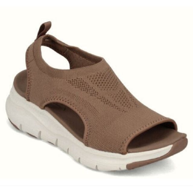 Sandalen Brown / 35 Solara - Dames Zomersandalen Mykozo