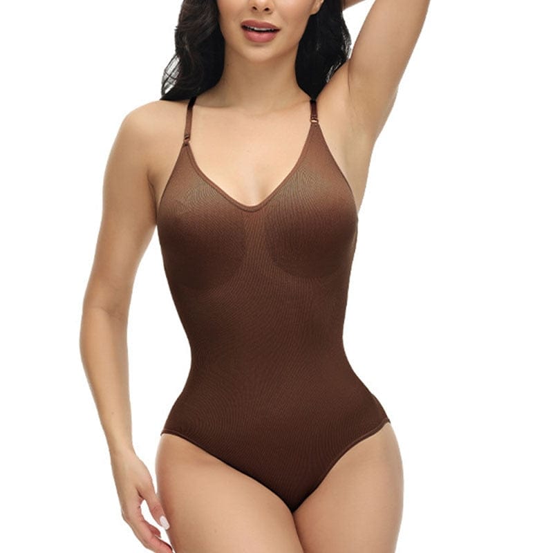 Shapewear Brown / XS Sophia - Versterkend Shapewear Bodysuit Mykozo