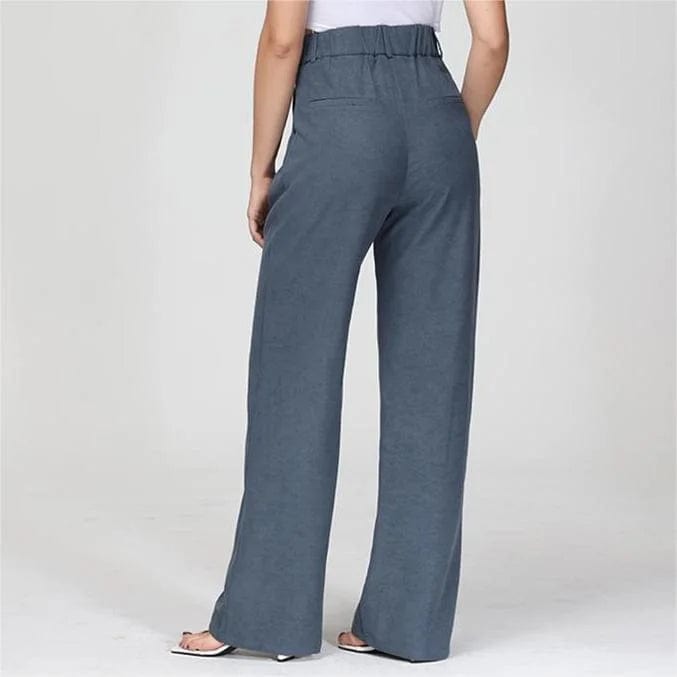 Broek Sophie - Zwarte Getailleerde Broek Mykozo