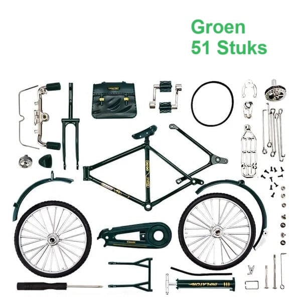 Groen SpinSafari | Elegante Model Schaal Fiets Mykozo