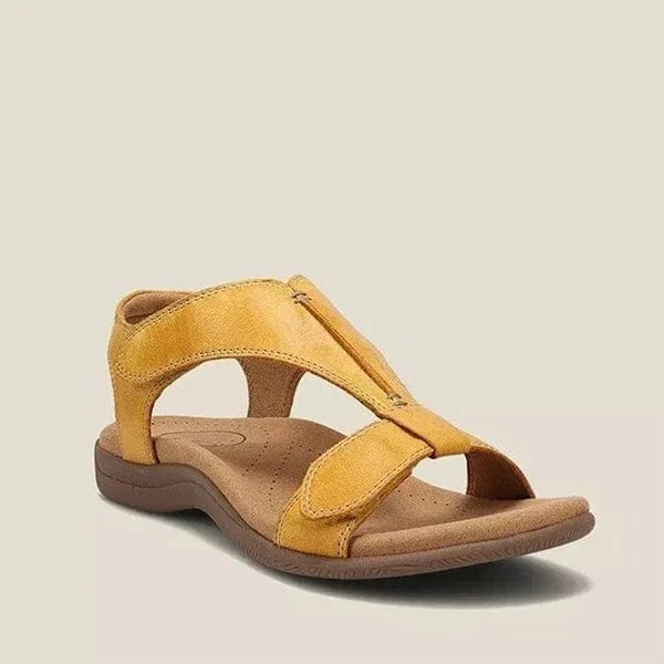 Geel / 35 Thirzanne | Elegante Skin verstelbare sandalen Mykozo