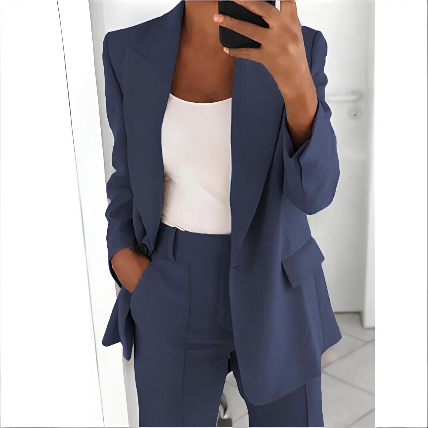 Women's Suit Blauw / S Ursula | Elegante Dames Pakken Set Mykozo