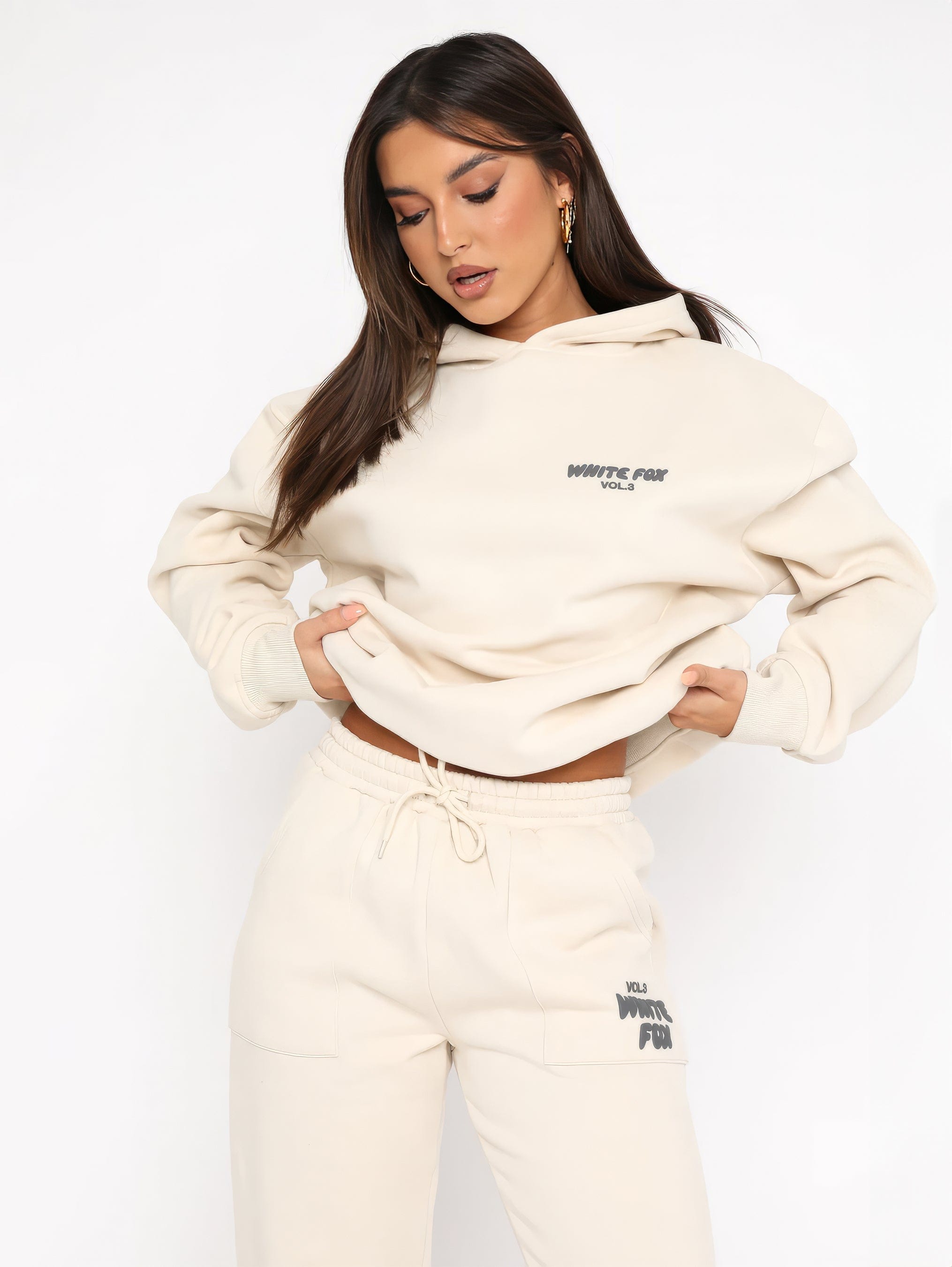 Beige / S WHITEFOX VOL 3. - Meerdere Kleuren | Trainingspak Tracksuit Set Mykozo